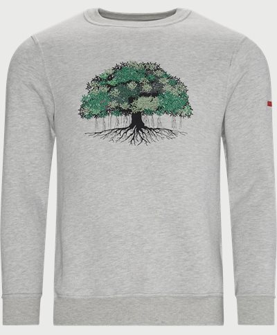 Tree Crewneck Sweatshirt Regular fit | Tree Crewneck Sweatshirt | Grå